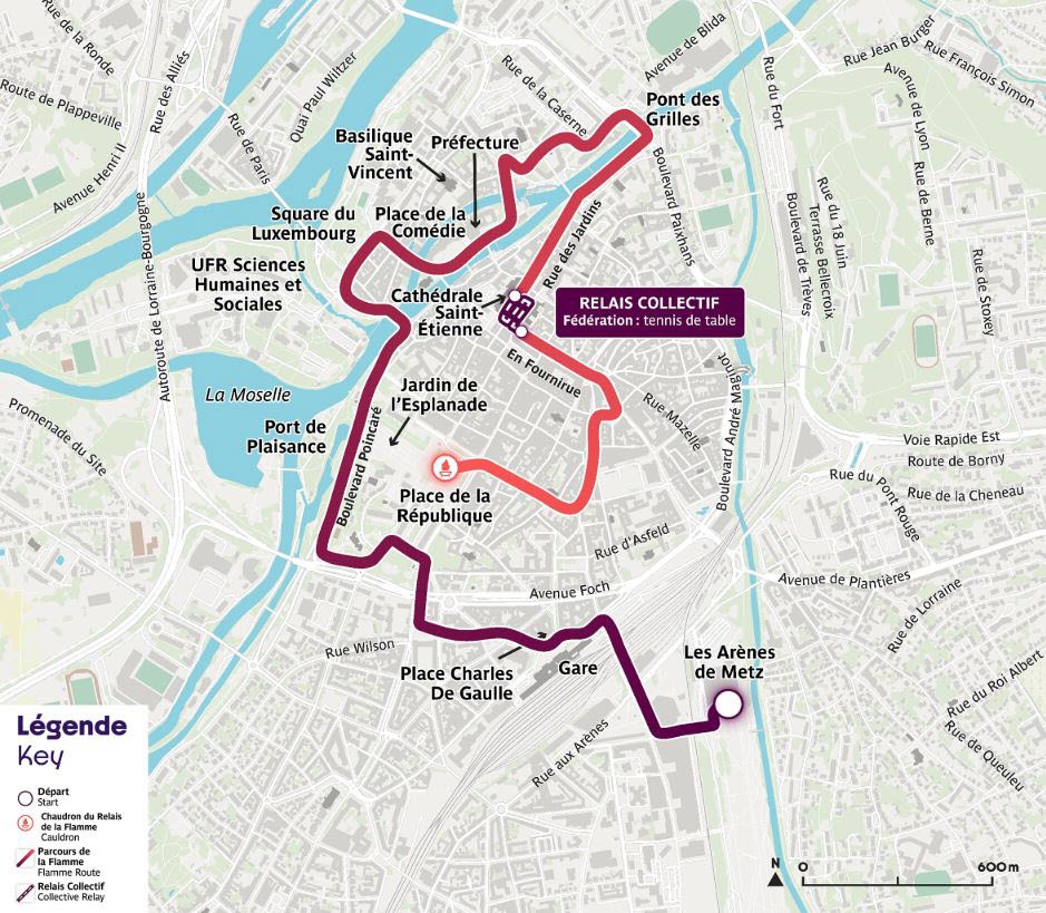 passage de la flamme olympique 