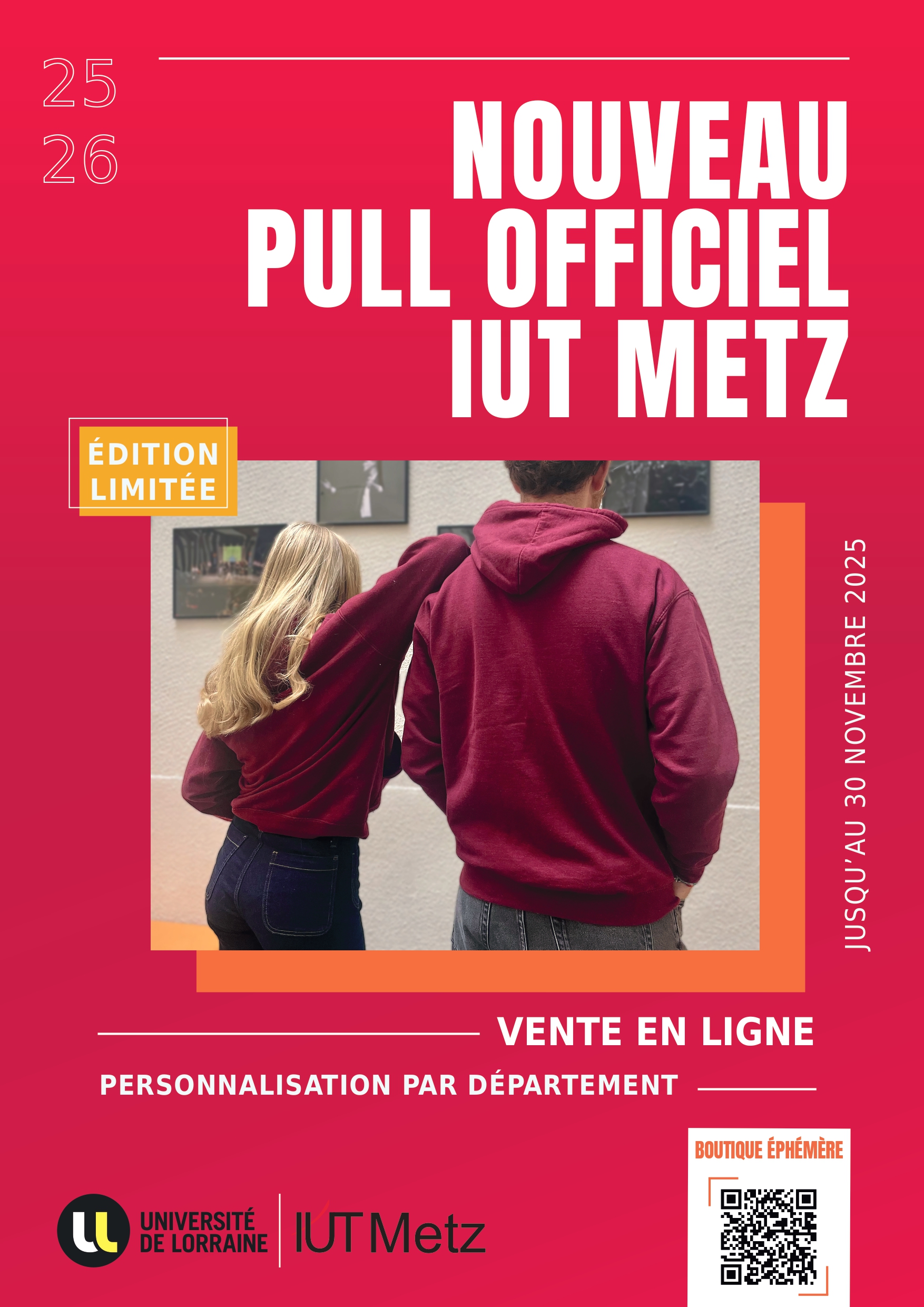 SWEAT OFFICIEL IUT DE METZ