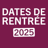 DATES DE RENTREE 2025